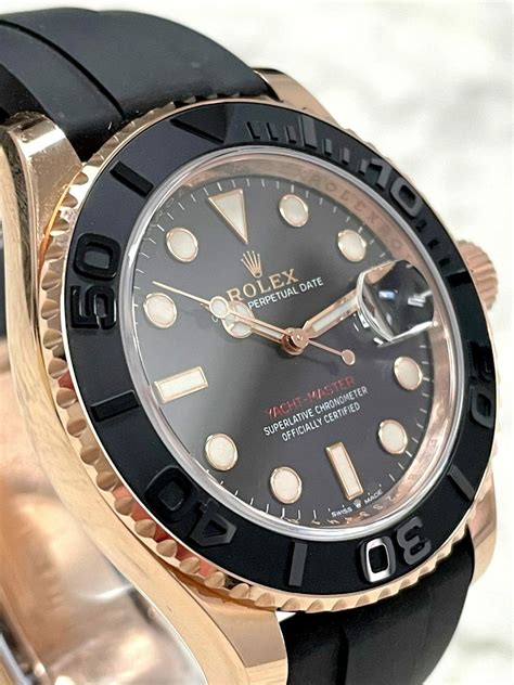 rolex yacht-master rose gold oysterflex